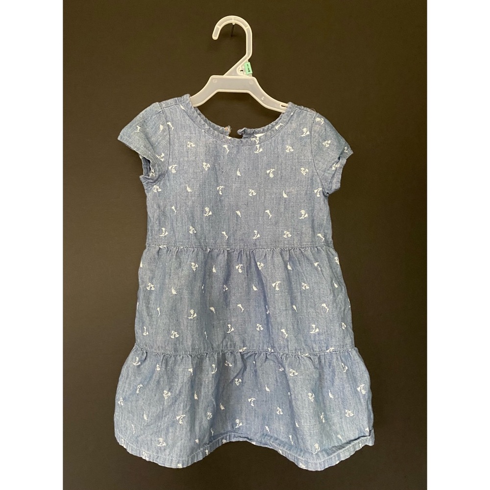 🧸 Blue Tiered Dress